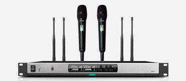 Sistema microfonico Wireless UHF True Diversity (2 microfoni portatili)