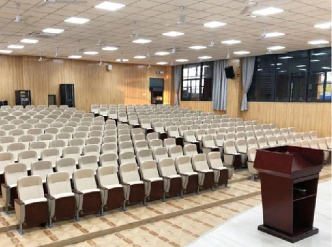 Soluzione audio professionale per la sala conferenze dello stadio Indoor