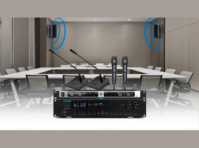 Sistema di audioconferenza economico per sala conferenze della stazione
