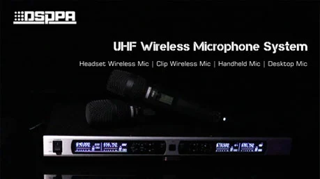 Sistema microfonico Wireless UHF serie D5821
