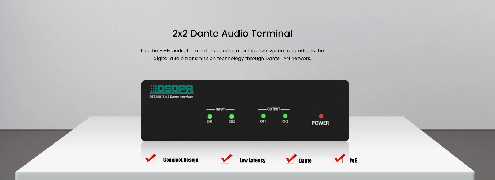 Interfaccia Audio Dante