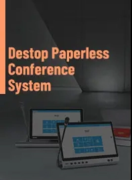 Brochure Desktop sistema di conferenza senza carta