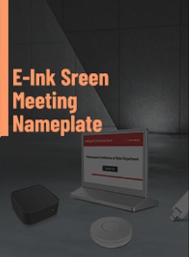 Brochure E-Ink Screen Meeting targhetta