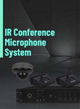 Brochure sistema microfono per conferenze IR