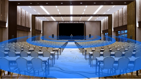 Soluzione immersiva del sistema Audio per la sala conferenze