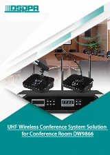 Soluzione del sistema di conferenza Wireless UHF per sala conferenze DW9866