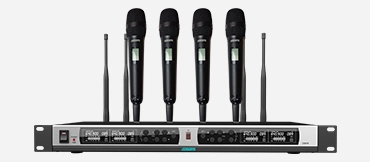 Ricevitore microfono True Diversity a 4 canali (microfono a 4 mani)