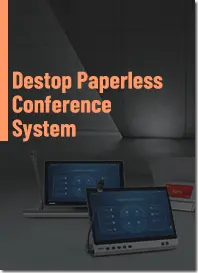 Scarica l'opuscolo del sistema di conferenza senza carta Desktop D7613ZMC