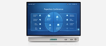 Terminale per conferenze Desktop Touch Screen pieghevole Full HD da 15.6
