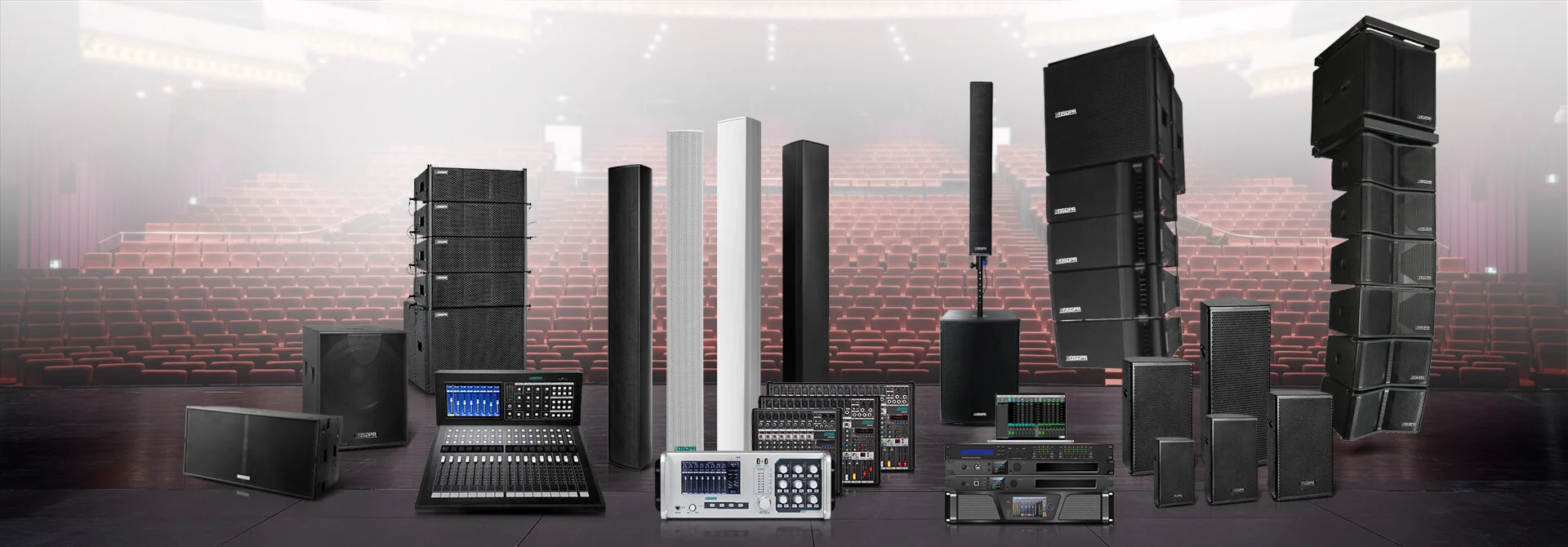 Sistema audio professionale