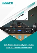 Soluzione di sistema per conferenze conveniente per piccole sale conferenze MP9868