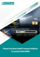 Soluzioni di processore Audio Phased Line Array per sale conferenze D6684