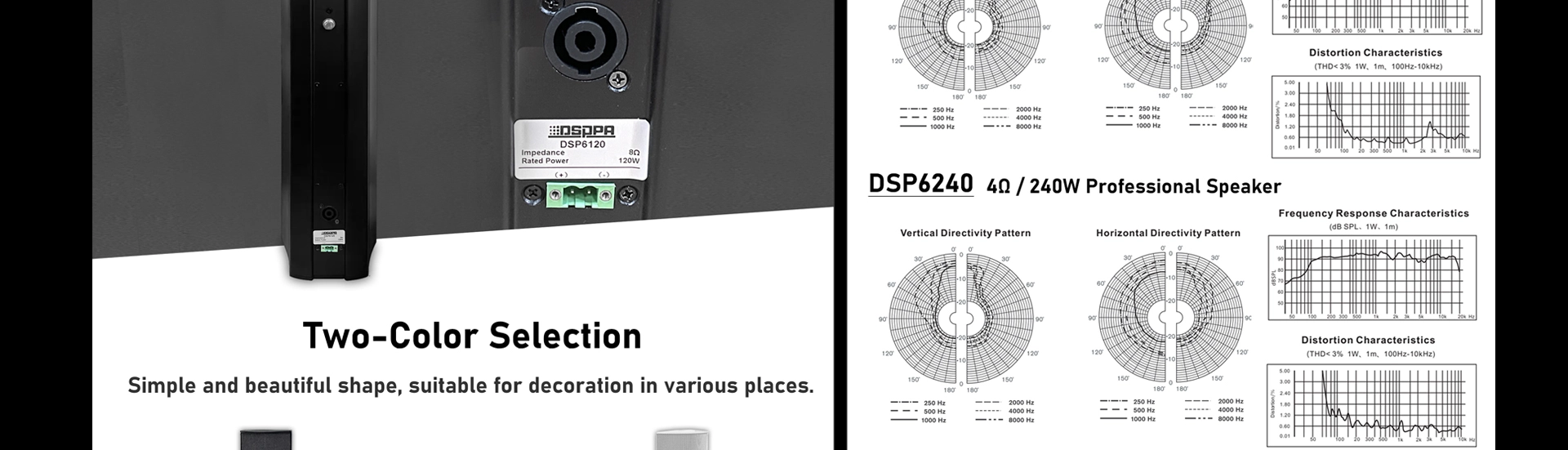 Altoparlante per conferenze professionale da 120W