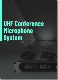 Scarica l'opuscolo del sistema microfono per conferenze UHF DW9866