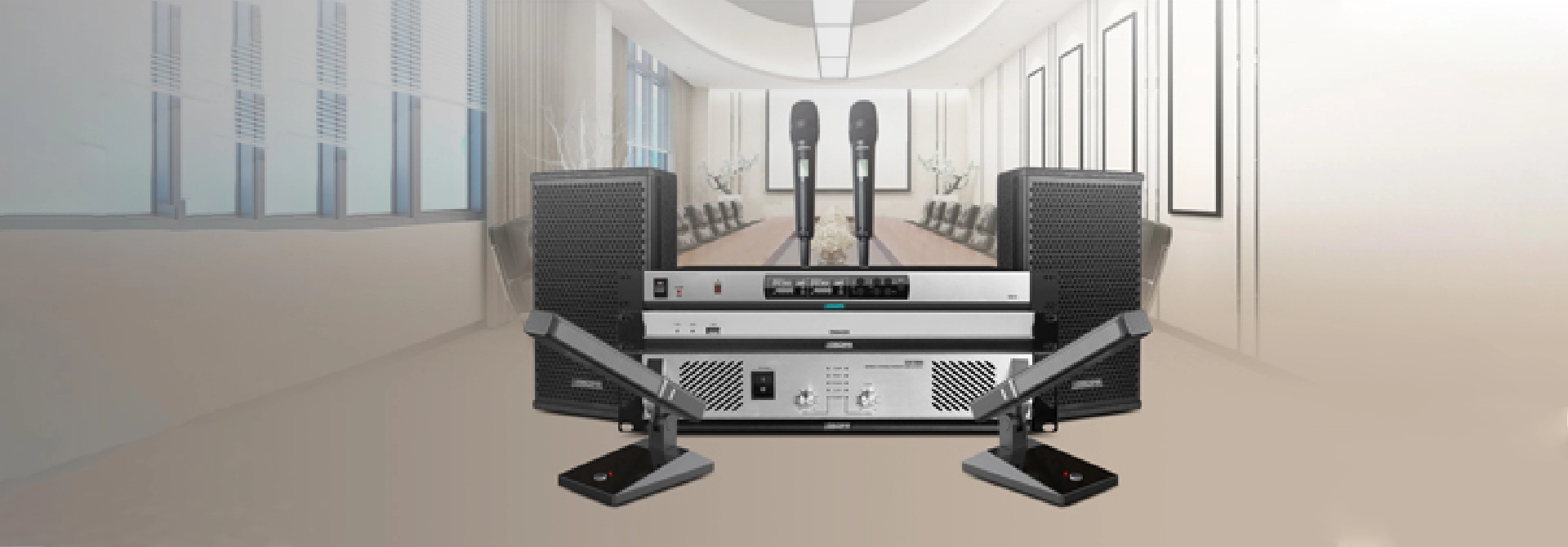 Soluzione di sistema audio professionale per sale conferenze D6643H D5830