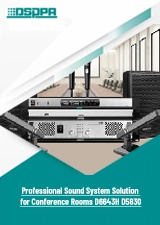 Soluzione di sistema audio professionale per sale conferenze D6643H D5830