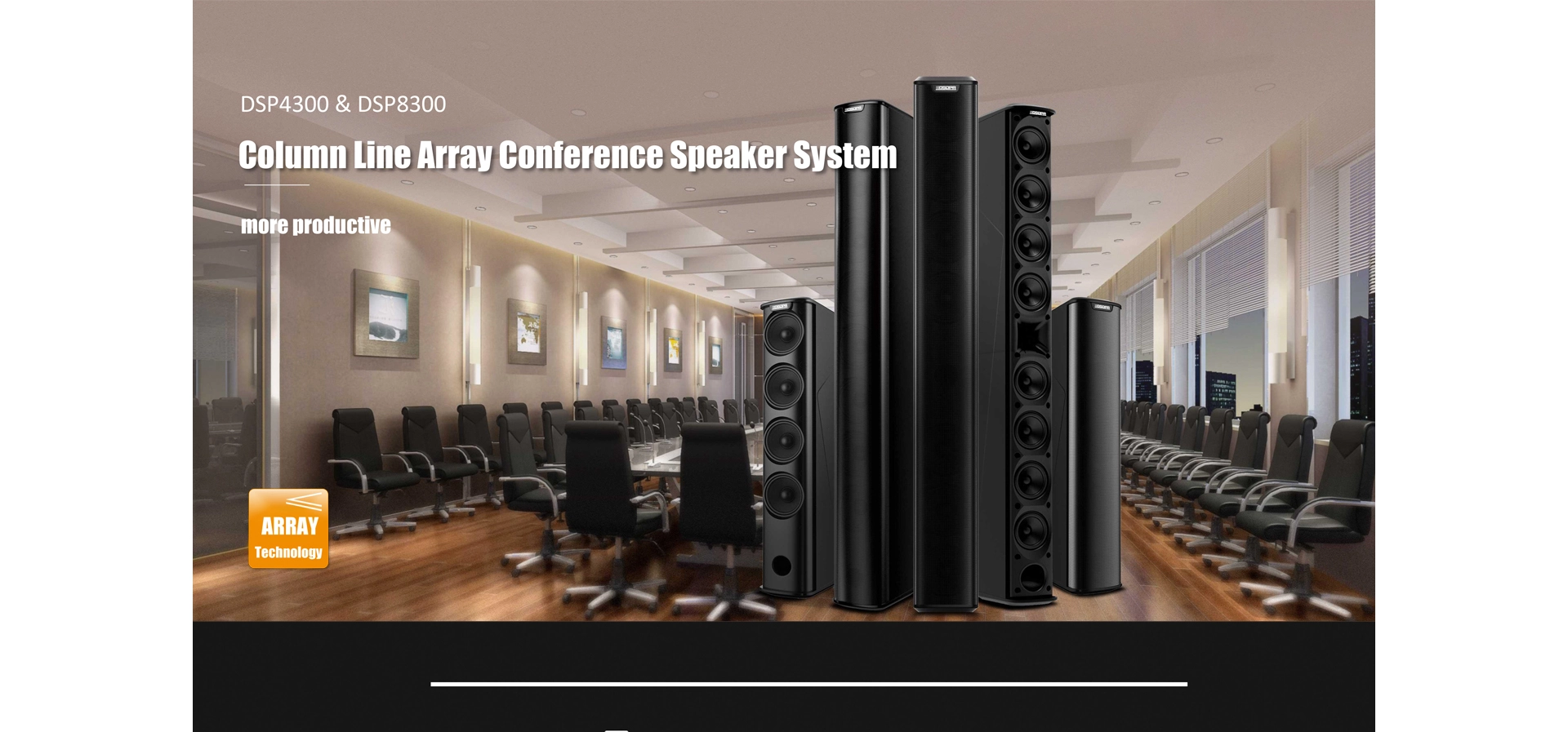 Altoparlante a colonna Line Array 3 icnh 270W