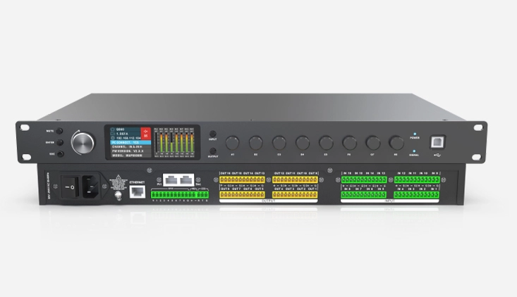 8 channels dsp matrix audio processor