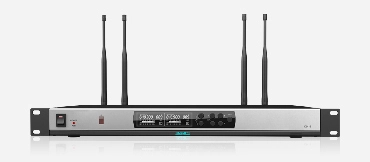 Ricevitore del sistema microfono Wireless a 2 canali